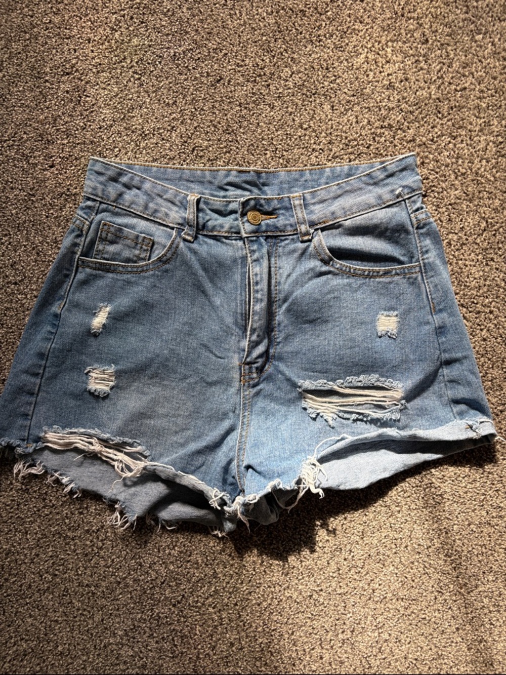 Denim Distressed Women’s Shorts